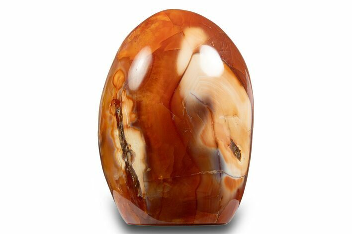 Free-Standing, Polished Carnelian Agate - Madagascar #333279